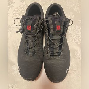 Salomon Size Men’s 9.5/Women’s 10.5 Black S/Lab Speed 2 Contagrip Shoes